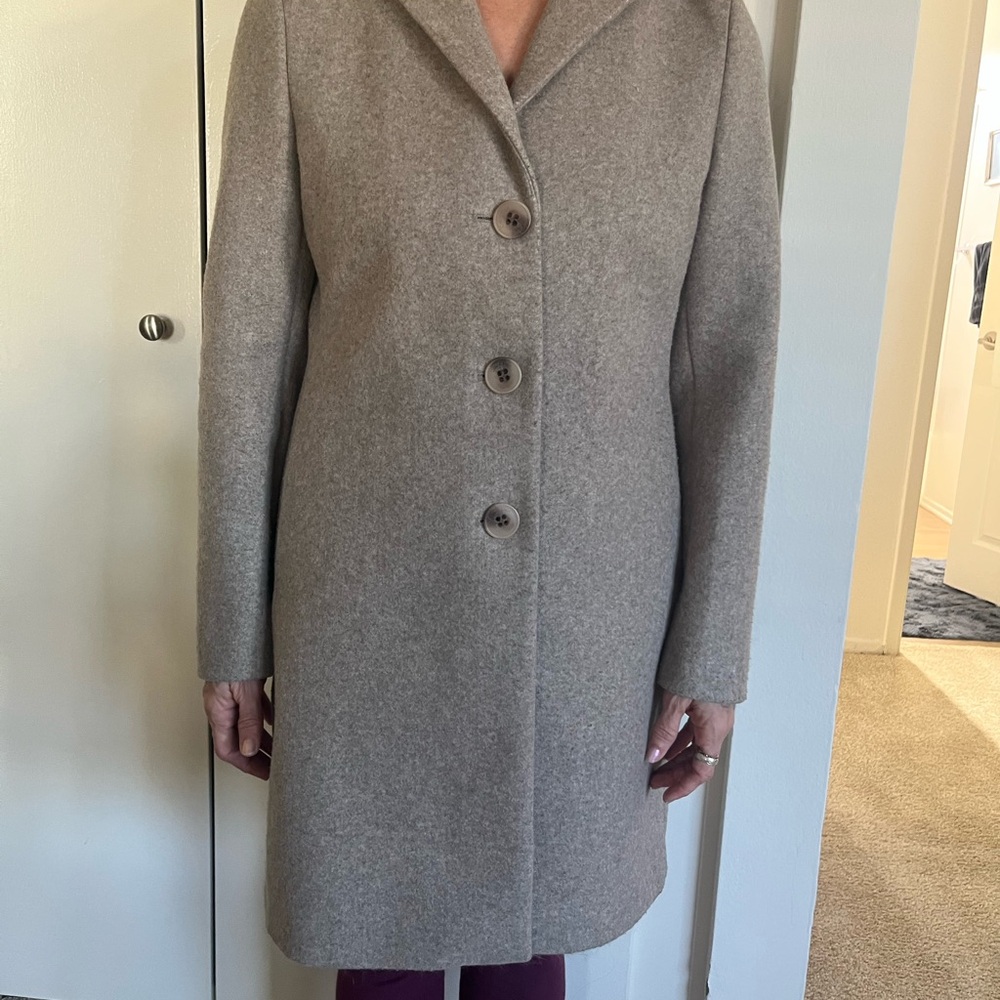 Tan dress Coat